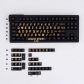 Big Letters 4 Items Pixel 104+25 Full PBT Dye-subbed Keycaps Set for Cherry MX Mechanical Gaming Keyboard